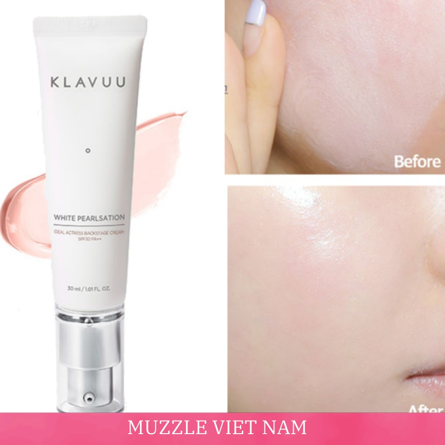 [Tặng Mặt Nạ Trị Giá 25k] Kem Lót Đa Chức Năng "5 In 1" Klavuu White Pearlsation Ideal Actress Backstage Cream | BigBuy360 - bigbuy360.vn