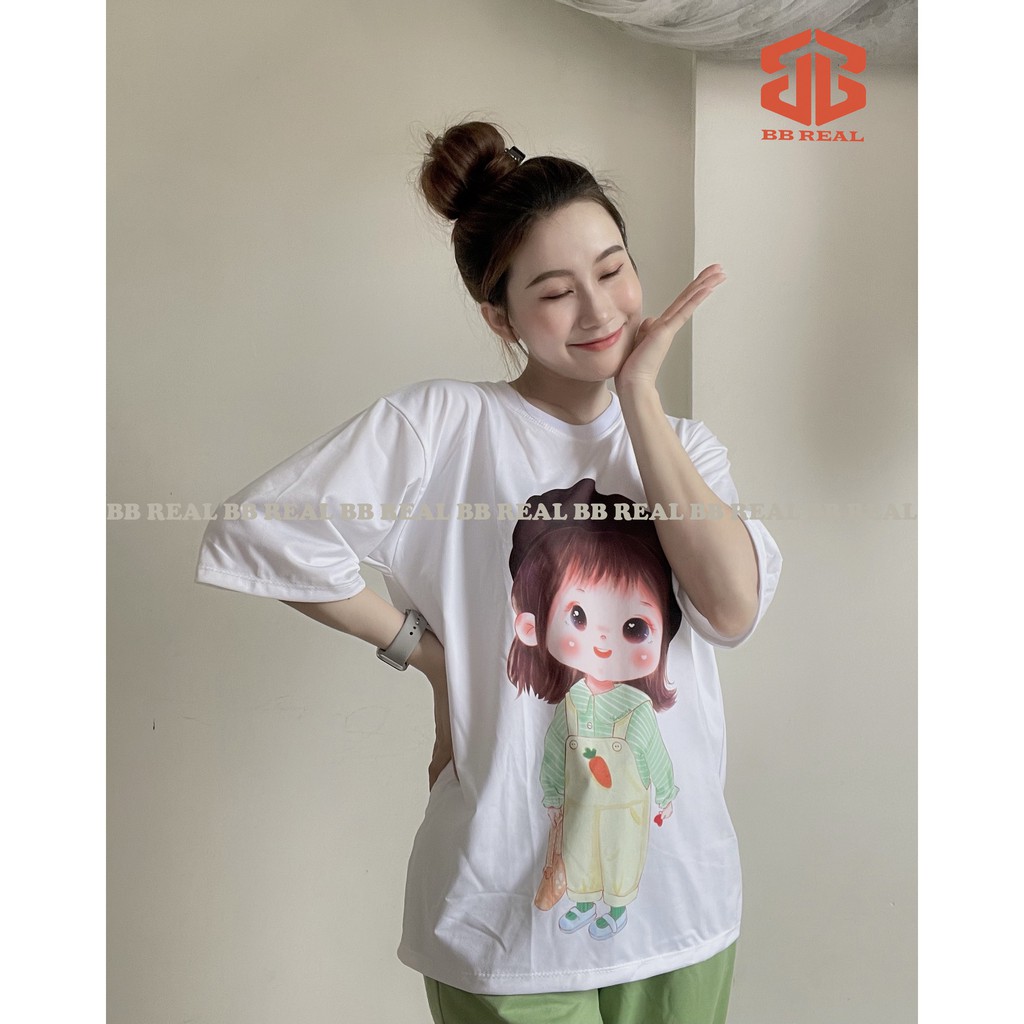 ĐỒ BỘ THUN DÂY RÚT - (Nhiều Mẫu) QUẦN XANH LÁ, ÁO CARTOON From Rộng Unisex , THOÁNG MÁT, Freesize DƯỚI 65KG - BB REAL