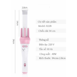 Máy uốn tóc xoay 360 độ tự động