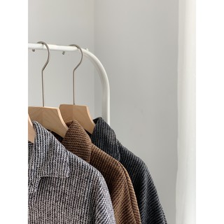 Áo sơ mi dạ kẻ sọc SA236 1994closet