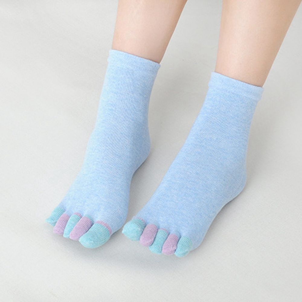 Vớ cổ cao thiết kế 5 ngón chân màu sắc ngọt ngào dễ thương cho nữ