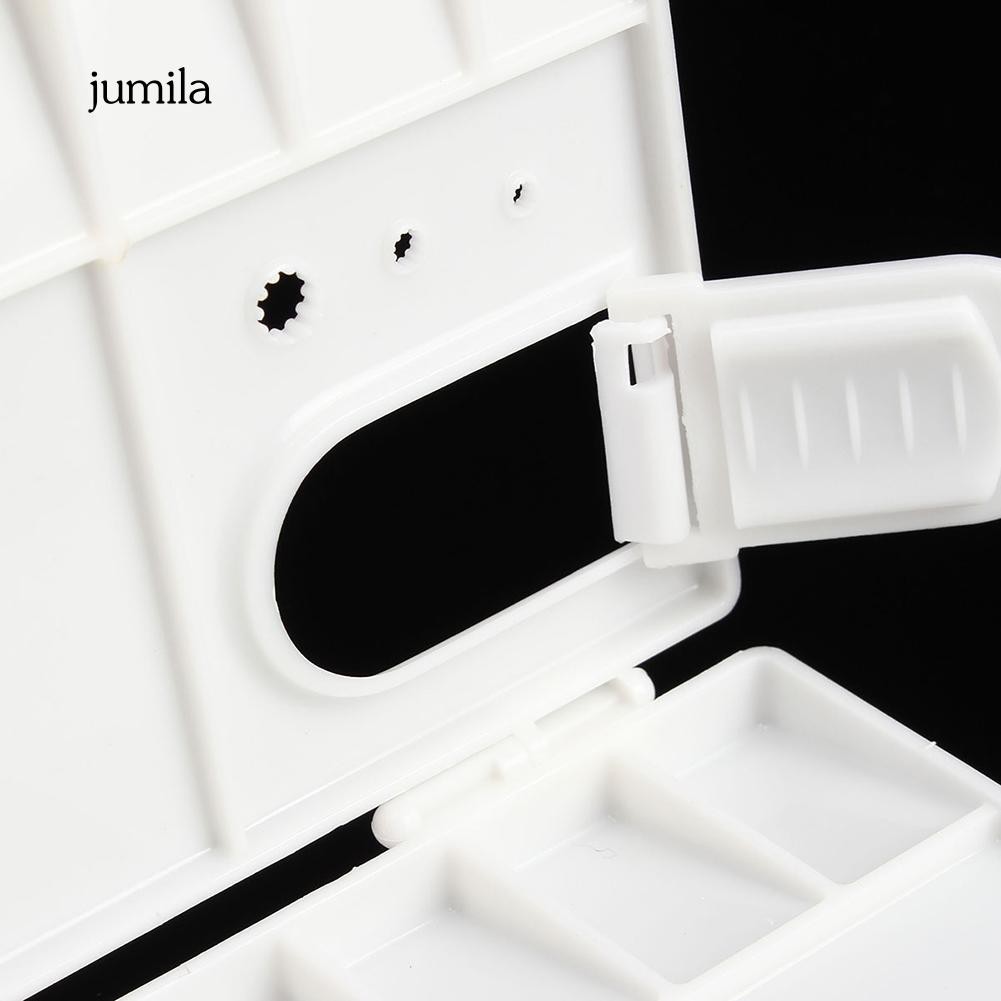 Khay nhựa đựng màu vẽ 25 ngăn có lỗ cầm tay tiện lợi