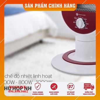 Quạt Sưởi Sunhouse Hồng Ngoại - Máy Sưởi Ấm Phòng Ngủ, Máy Sưởi - Đèn Sưởi Sunhouse 1200W [CHÍNH HÃNG - FREESHIP]