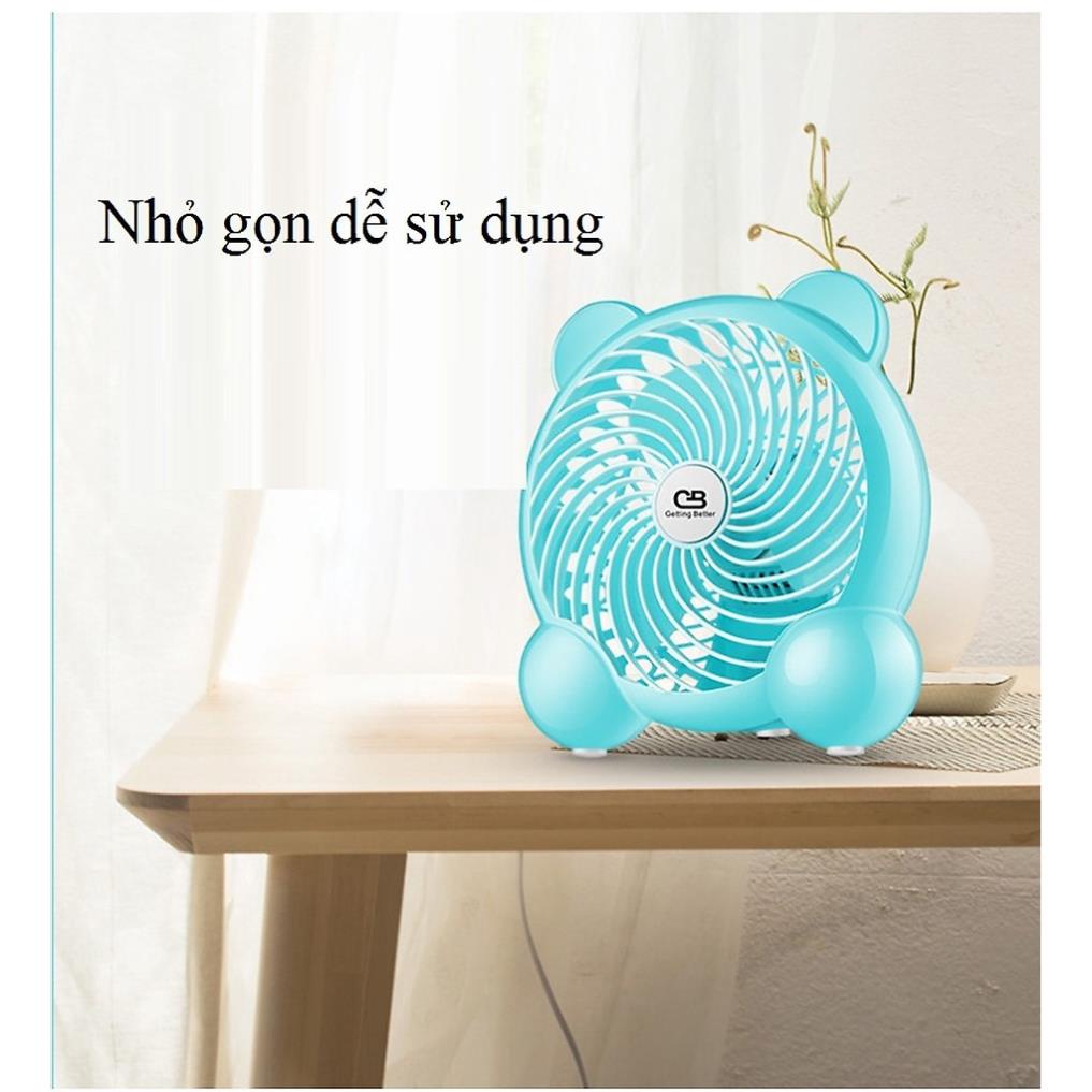 Quạt văn phòng mini điều chỉnh 2 tốc độ gió | BigBuy360 - bigbuy360.vn