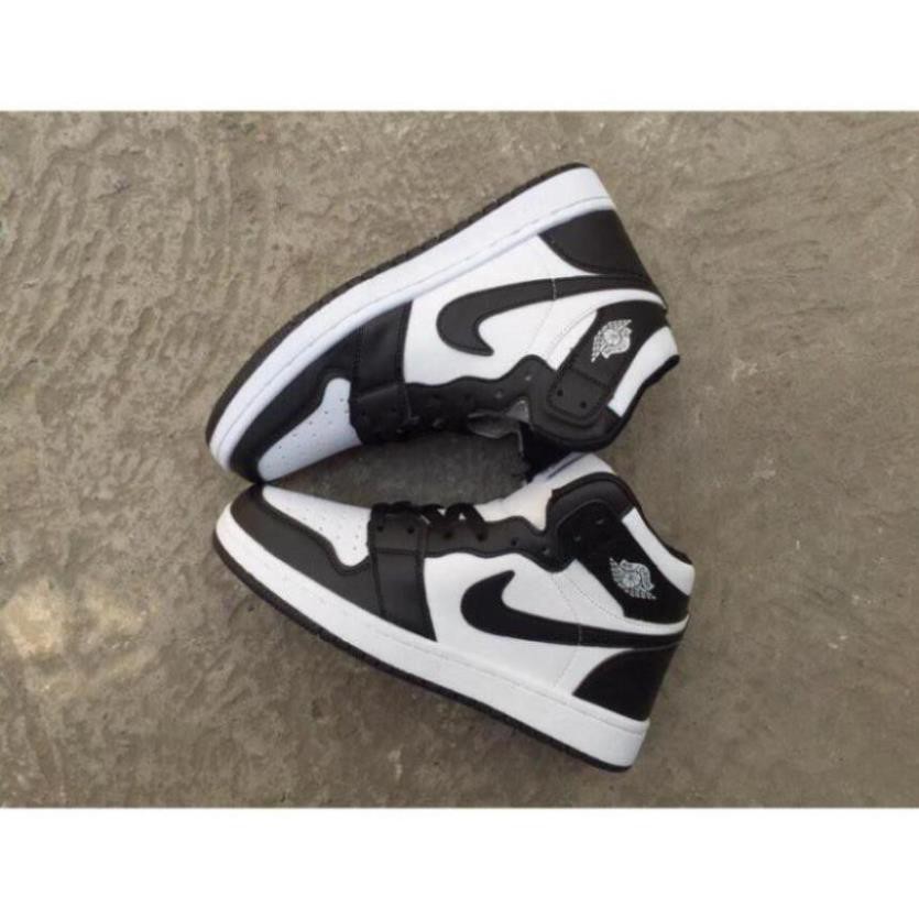 [Tặng Box/bill] Giày thể thao J0RDAN Đen trắng cao cổ | BigBuy360 - bigbuy360.vn