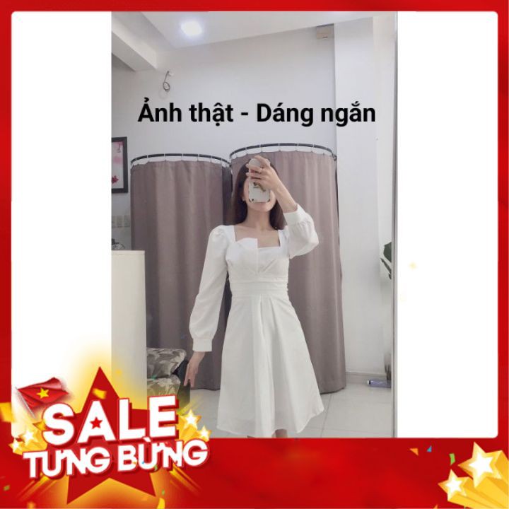 Đầm dự tiệc xòe tay phồng cách điệu Julliet Dress [HÀNG CÓ SẴN] | BigBuy360 - bigbuy360.vn