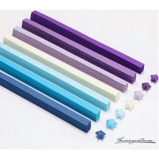 Giấy xếp sao nhiều màu 1*24cm