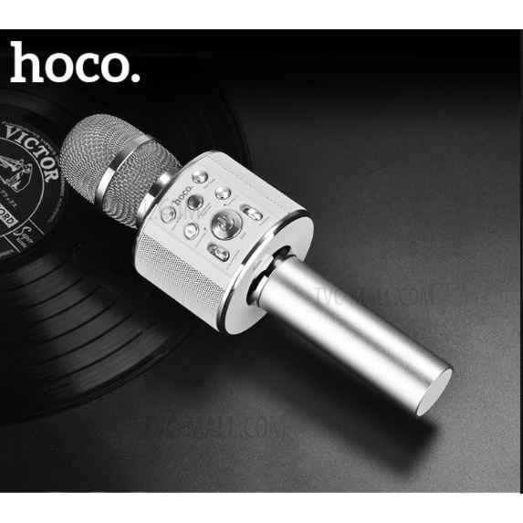 Mic Hát Karaoke Bluetooth Hoco BK3 CHINH HÃNG HOCO BẢO HÀNH 12 THÁNG