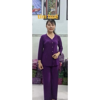 Bộ áo quần bà ba - áo quần bà ba đồng màu - bộ đồng màu bà ba