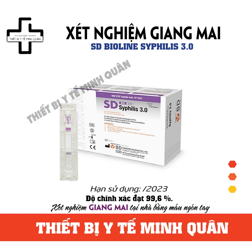 - Bộ test xét nghiệm GIANG MAI - SD bioline 3.0