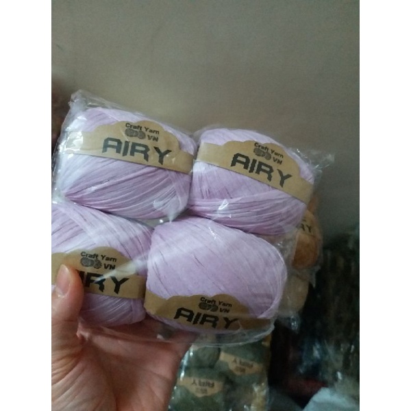 Sợi Airy giấy móc mũ nón, túi xách