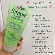 Sữa Rửa Mặt Dạng Gel Simple Kind To Skin Refreshing Facial Wash 150ml | BigBuy360 - bigbuy360.vn