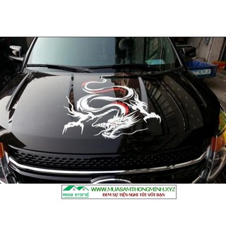Decan Con Rồng Phản Quang Dán Cửa Xe, Nắp Capo Xe Ô Tô