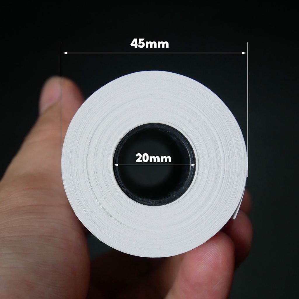 [10 Cuộn] Giấy In Bill K80, K57 Cuộn 45mm In Hóa Đơn Dùng Cho Shop Online, Cafe, Cửa Hàng, Taxi, POS Cầm Tay