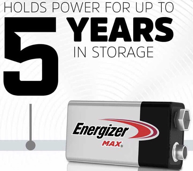 Pin 9V Energizer alkaline Max 522 BP1 - Vỉ 1 viên - Chính Hãng