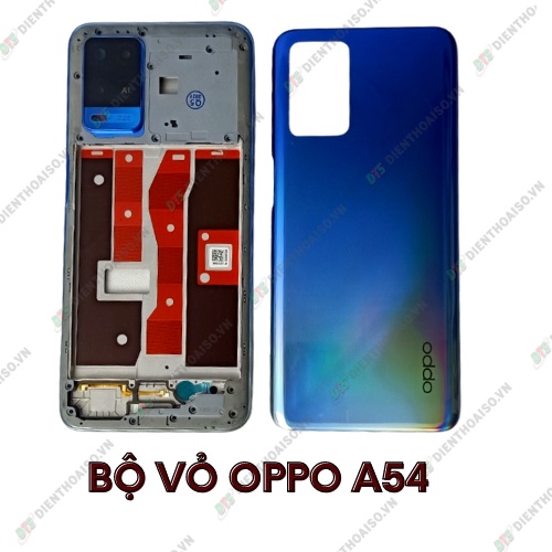 Bộ vỏ oppo a54 đen và xanh dương