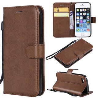 Bao nắp gập chất giả da nhiều màu cho điện thoại iPhone 5 5s 5se 5se2 6 6s 7 8 Plus X XS Max XR
