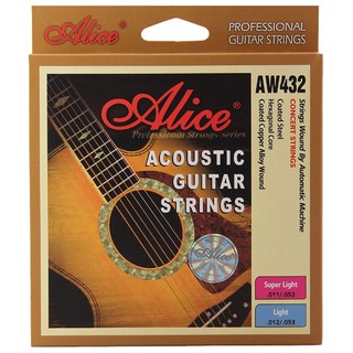 Dây đàn guitar acoustic alice aw432 chính hãng