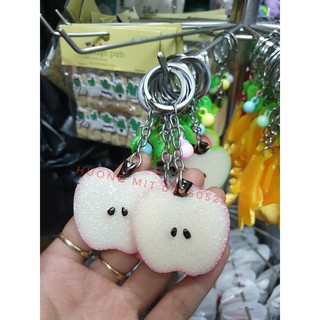 Móc khóa nhựa quả táo