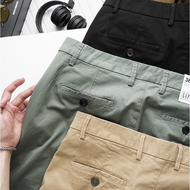 Quần kaki nam co giãn vải dày cao cấp Bigsize < 115kg