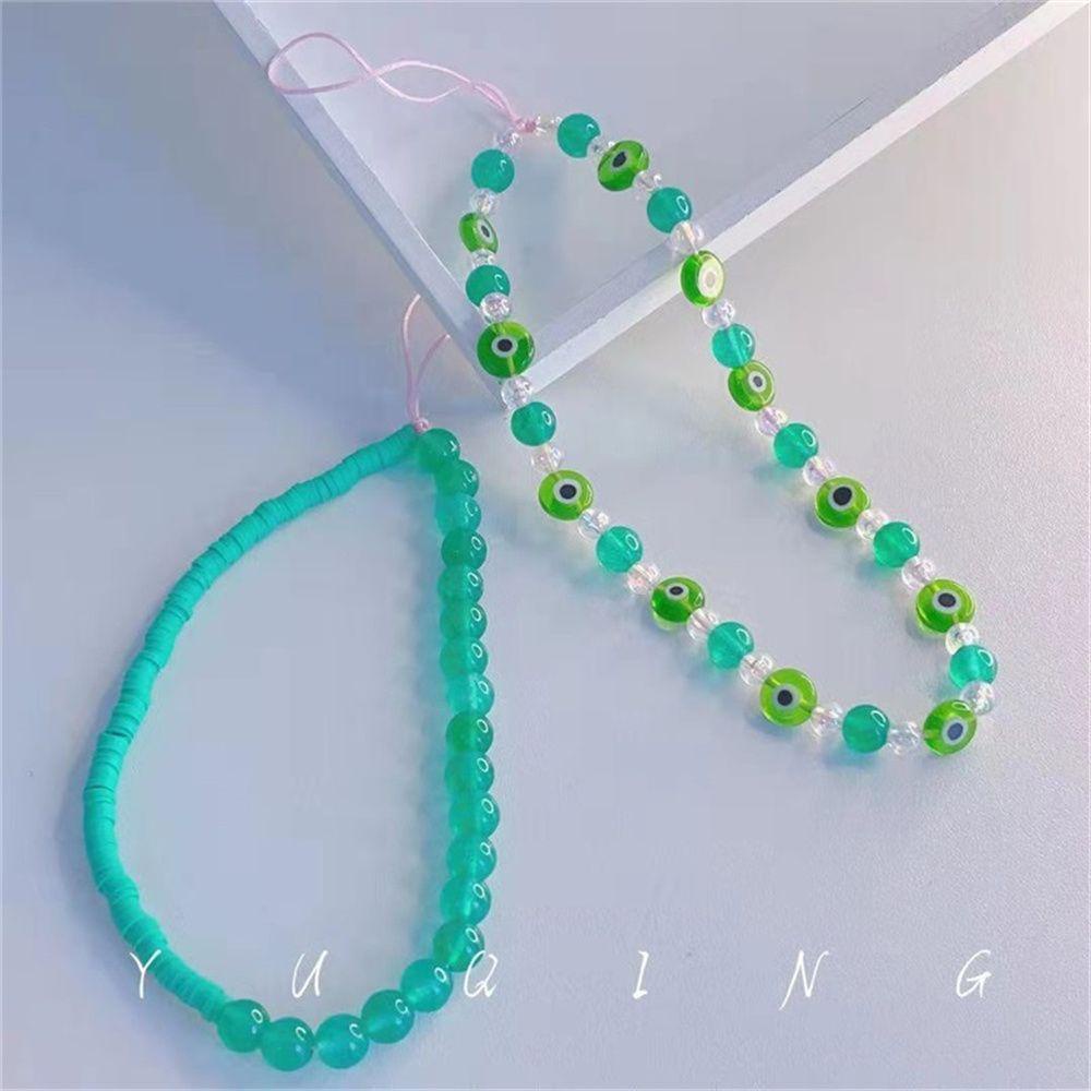Dây Đeo Điện Thoại Màu Kẹo Ngọt Họa Tiết Hoa Xinh Xắn Cho Nữ