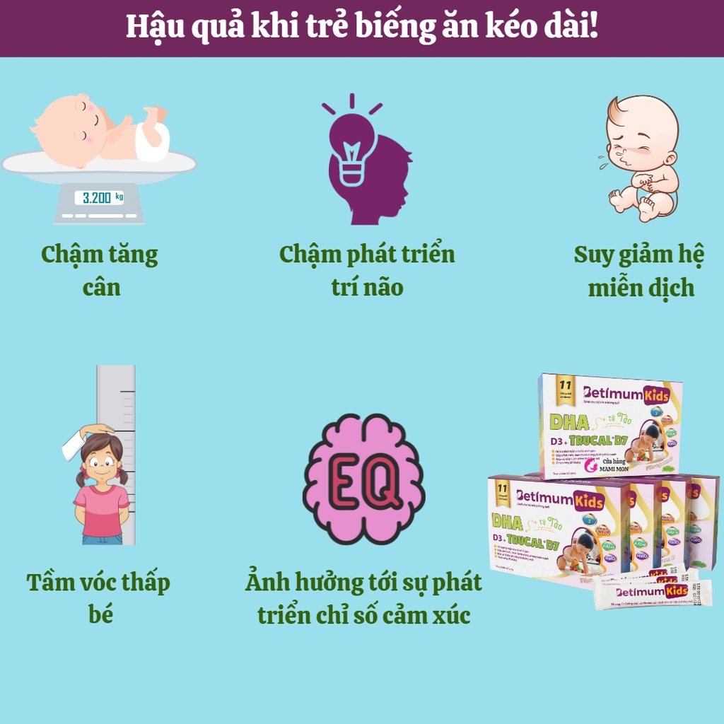 Siro ăn ngon ngủ ngon tăng sức đề kháng cho bé Betimum Kids Shop Mami Mon bổ sung vitamin men vi sinh tiêu hoá cho trẻ