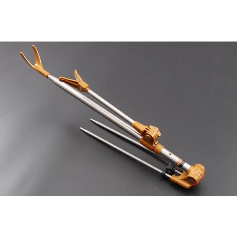 Chống cần câu tay inox Boyang loại đẹp 2 màu đồ câu FISHING_HD