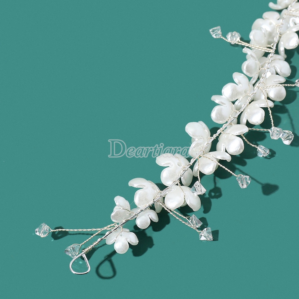 Vòng Hoa Cỏ Bốn Lá Thời Trang Cho Cô Dâu