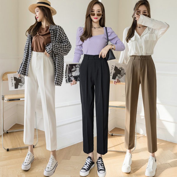 Quần tây âu công sở nữ đẹp BUTTERFLY cạp lưng cao, dáng Baggy HAREM dễ mặc, che khuyết điểm tốt - Q03