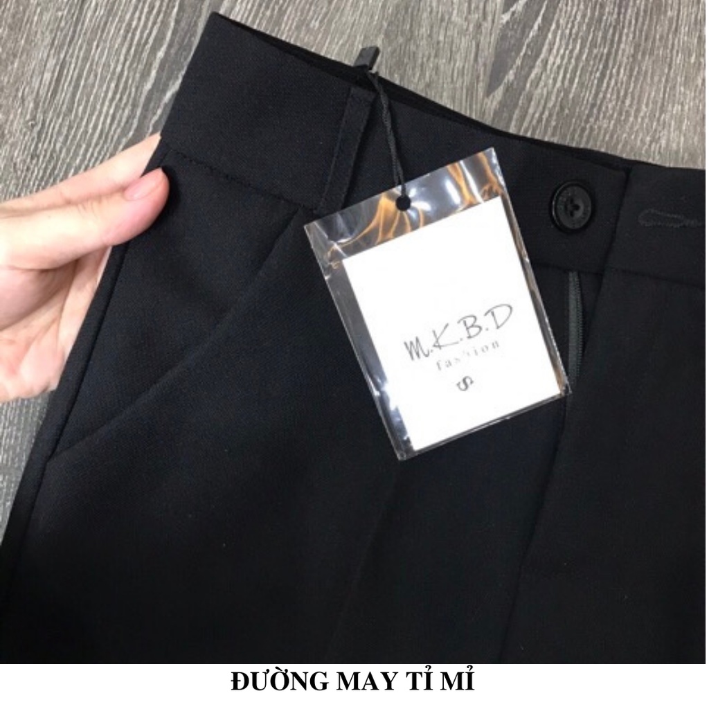 Quần Vải Ống Suông Nữ Cạp Cao, Quần Ống Rộng Nữ Công Sở  Mặc Đi Làm Đi Học