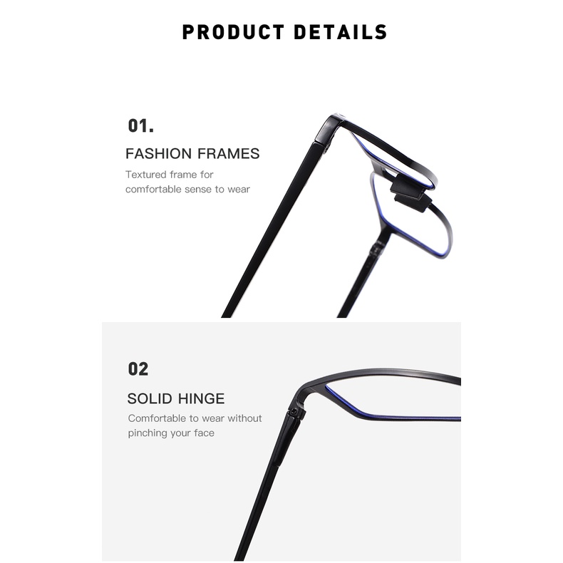 Mắt Kính Đọc Sách H011 Với Gọng Kim Loại Nhẹ Linh Hoạt 100 150 200 250 300 350 400