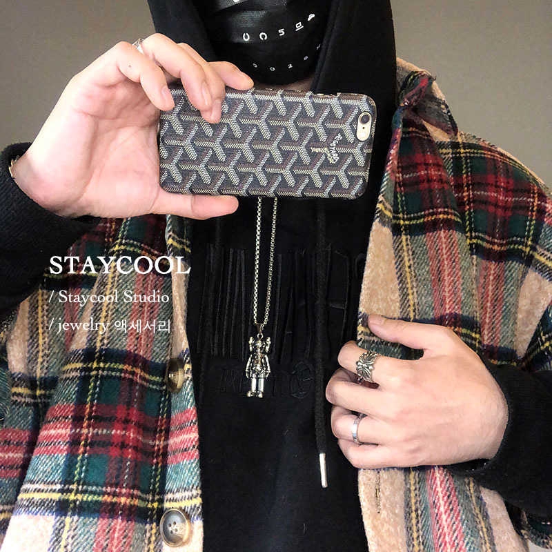 Dây chuyền bằng thép titan phong cách hip hop thời trang cá tính