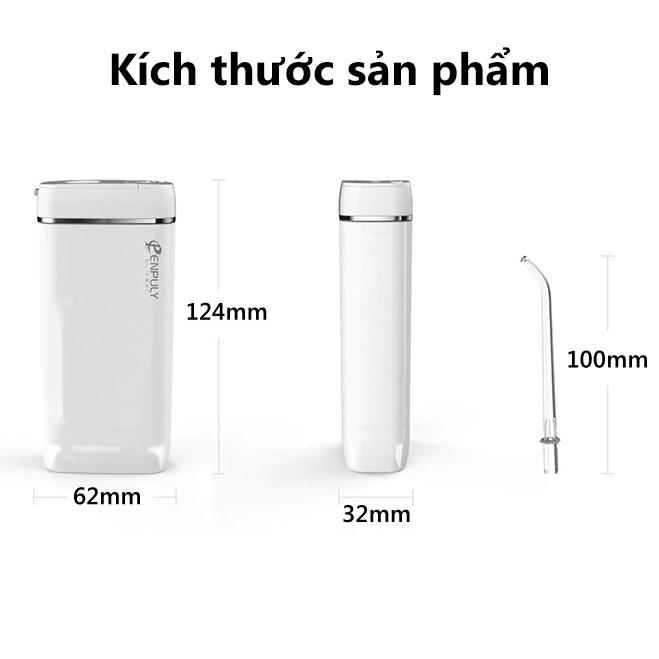 SẴN | Máy tăm nước Xiaomi Enpuly M6 Plus Type C - Máy Xịt vệ sinh răng miệng Xiaomi Enpuly M6 Plus - Chính Hãng