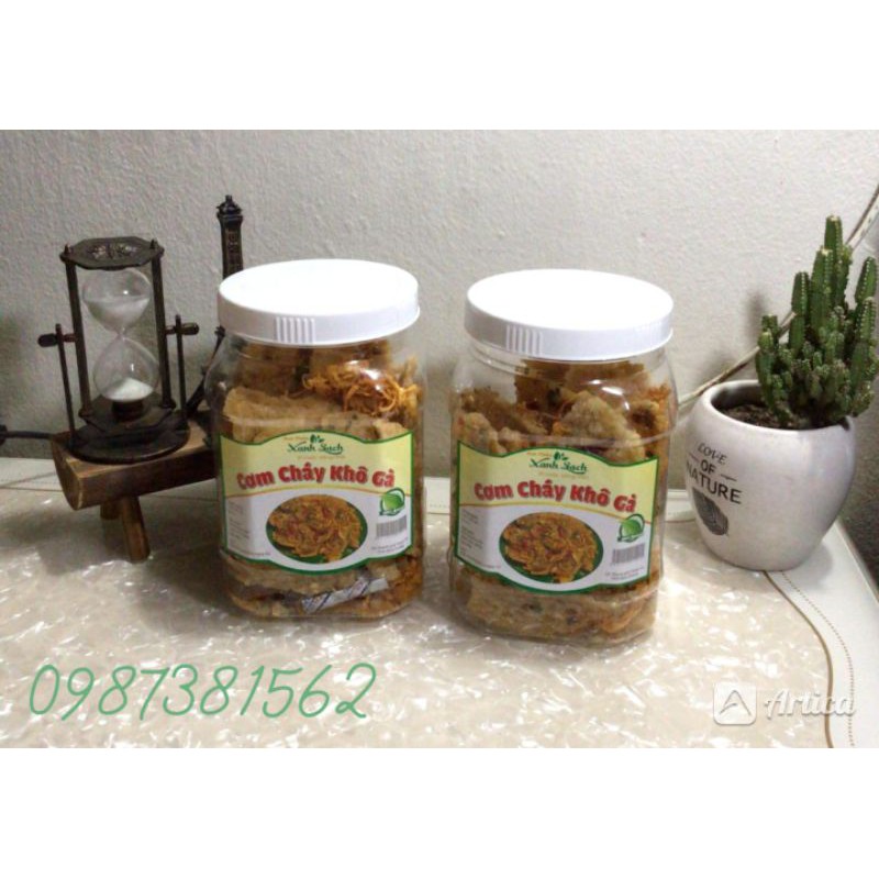 Cơm Cháy Lắc Khô Gà [ Hũ 500g ]