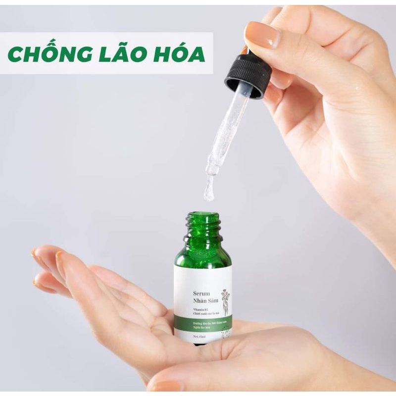 SERUM NHÂN SÂM DƯỠNG DA TRẮNG HỒNG HẾT THÂM SẠM NÁM VÀ CHỐNG LÃO HÓA