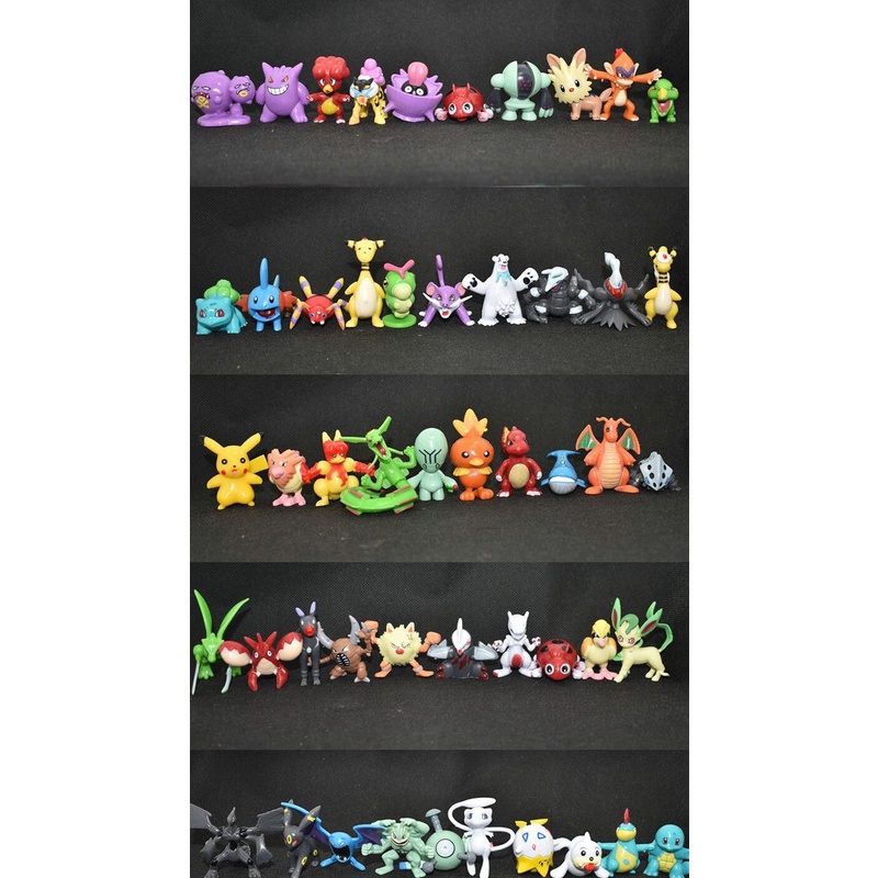 Set 24 Mô Hình Đồ Chơi Pokemon 4cm Nhiều Loại Khác Nhau Cho Bé