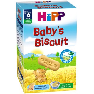Bánh ăn dặm Hipp Babys Biscuit hữu cơ cho bé từ 6 tháng tuổi