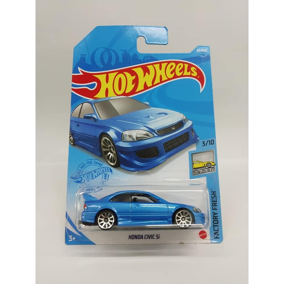 Hot Wheels Mô Hình Đồ Chơi Xe Hơi Honda Civic Si Blue Hotwheels
