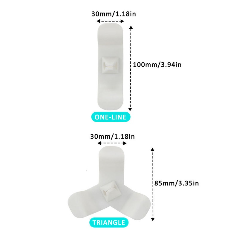 1 Giá Đỡ Dây Cáp Gọn Nhẹ 2 Loại Tự Dính Tiện Dụng Cho Nhà Bếp