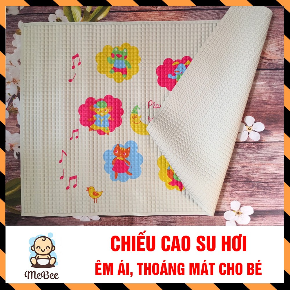 Chiếu cao su hơi chống thấm, thông thoáng cho bé (60x90cm)- Nhiều mẫu