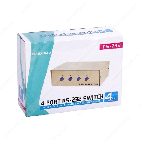Bộ chia RS232 vào 4 ra 1 MT-VIKI MT-232-4 chuyển mạch vào ra tín hiệu RS232