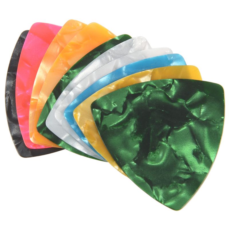 Bộ 10 Miếng Gảy Đàn Ghi Ta 0.46Mm--Assorted Màu Sắc