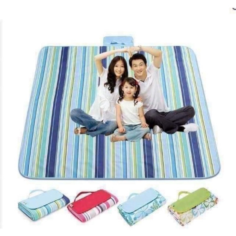 Thảm picnic, thảm dã ngoại gấp gọn chống thấm size lớn AM