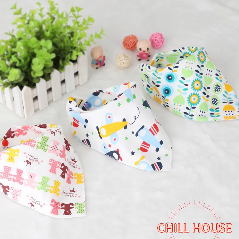 10 yếm quàng cổ cài nút cho bé - CHILLHOUSE