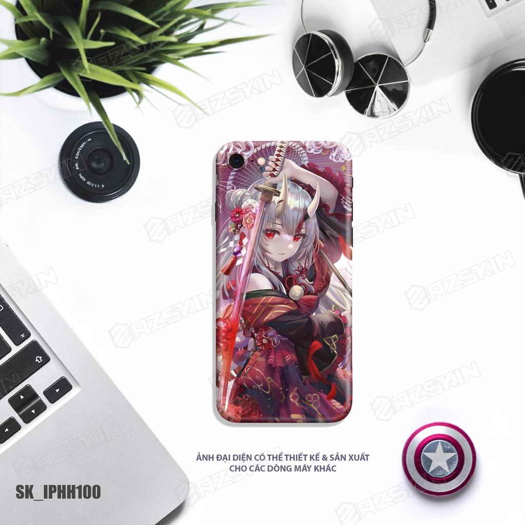 Miếng Dán Skin Hoạt Hình Cute 12 Mini - 12 Pro Max |SK_IPHH100| Film Cao Cấp Chông Xước, Dán Lưng Viền, Cắt Sẵn Khuôn