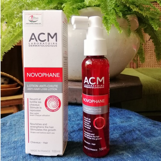 Serum ngăn ngừa rụng tóc và kích thích mọc tóc Novophane Lotion ACM 100ml