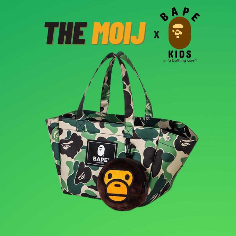 Túi Tote BAPE KIDS Camo 2021 - BAPE KIDS by a bathing ape Tote Bag 2021 SPRING / SUMMER COLLECTION