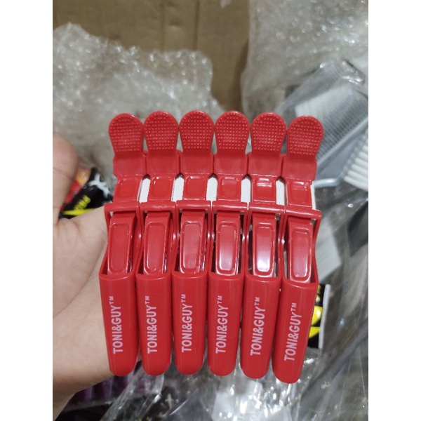 Kẹp vịt chia tóc vỉ 6 cái