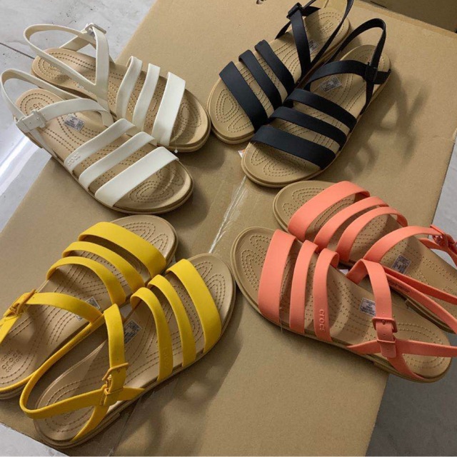 Sandal nữ - Sandal nhựa mềm tulum sắc màu cho nữ