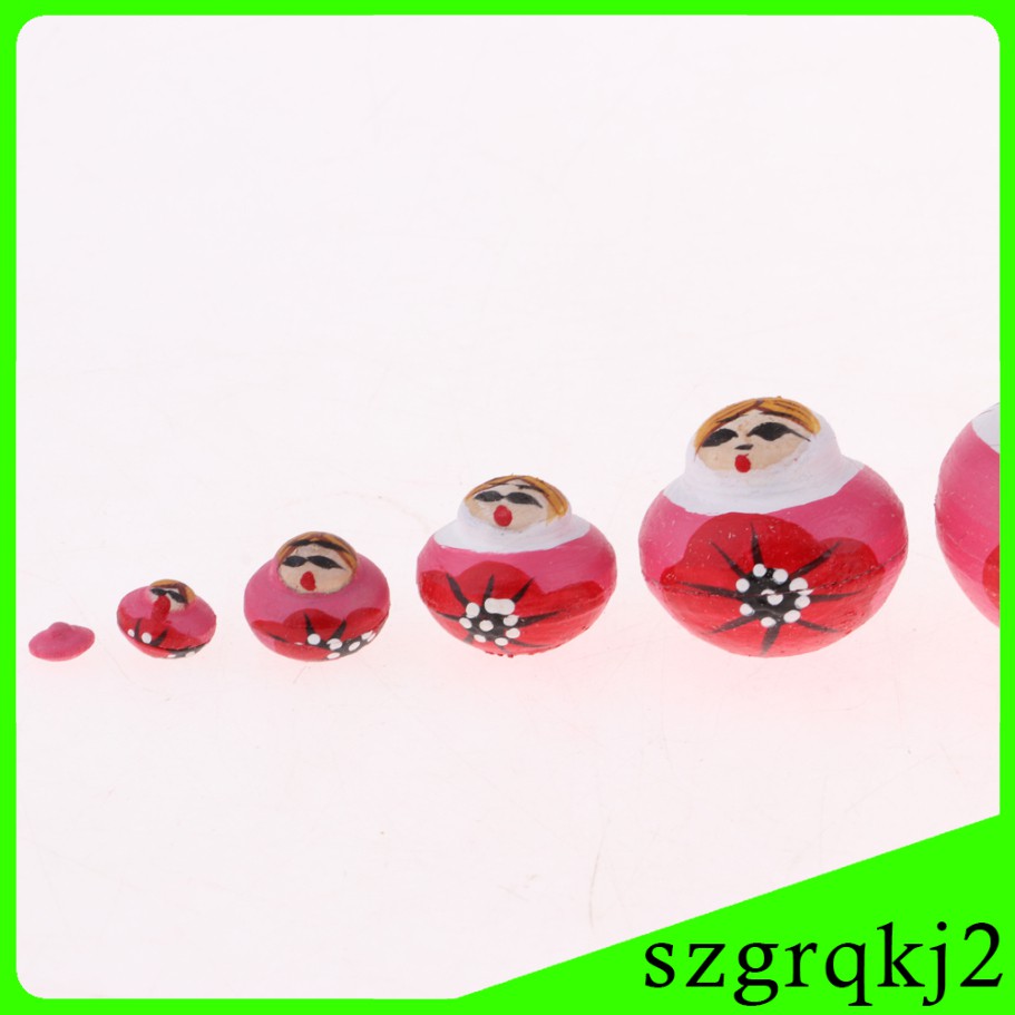 Bộ 10 Búp Bê Nga Matryoshka Bằng Gỗ